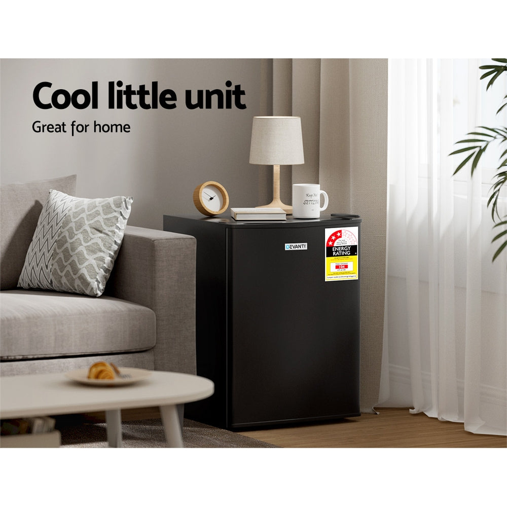 Devanti 70L Bar Fridge - Black