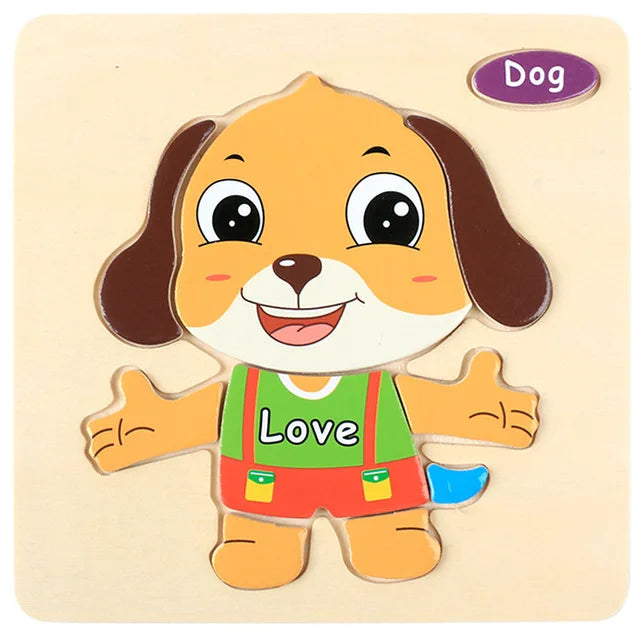 Cartoon 3D Wooden Jigsaw Puzzle - MASS FABRICATIONS