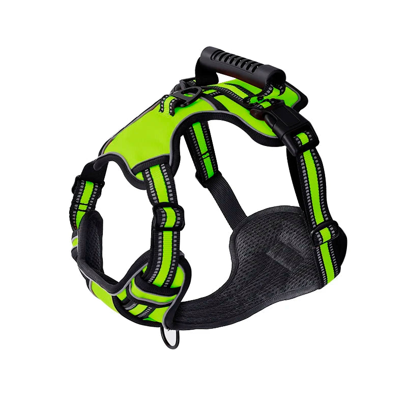 Reflective Dog Harness Vest with Handle - MASS FABRICATIONS