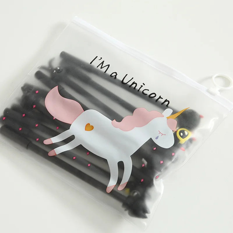 Unicorn Black Gel Ink Pen - MASS FABRICATIONS