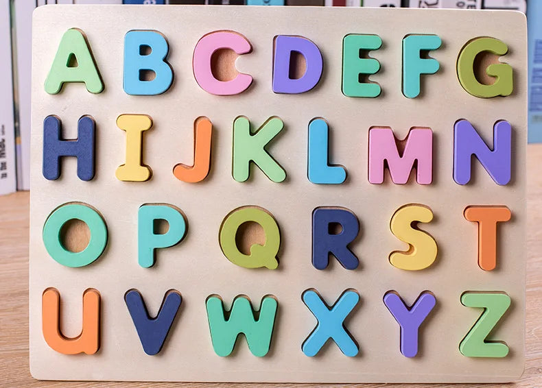 Numbers & Letters Board Puzzle - MASS FABRICATIONS