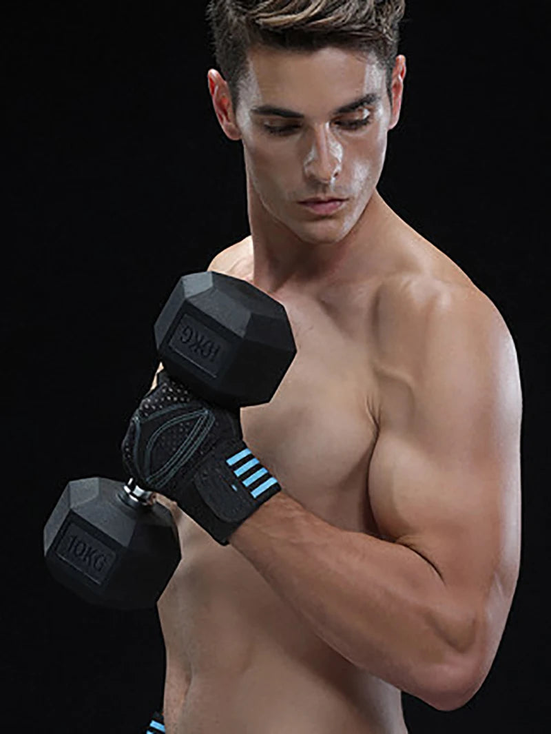 Weightlifting Gloves with Wrist Support - MASS FABRICATIONS