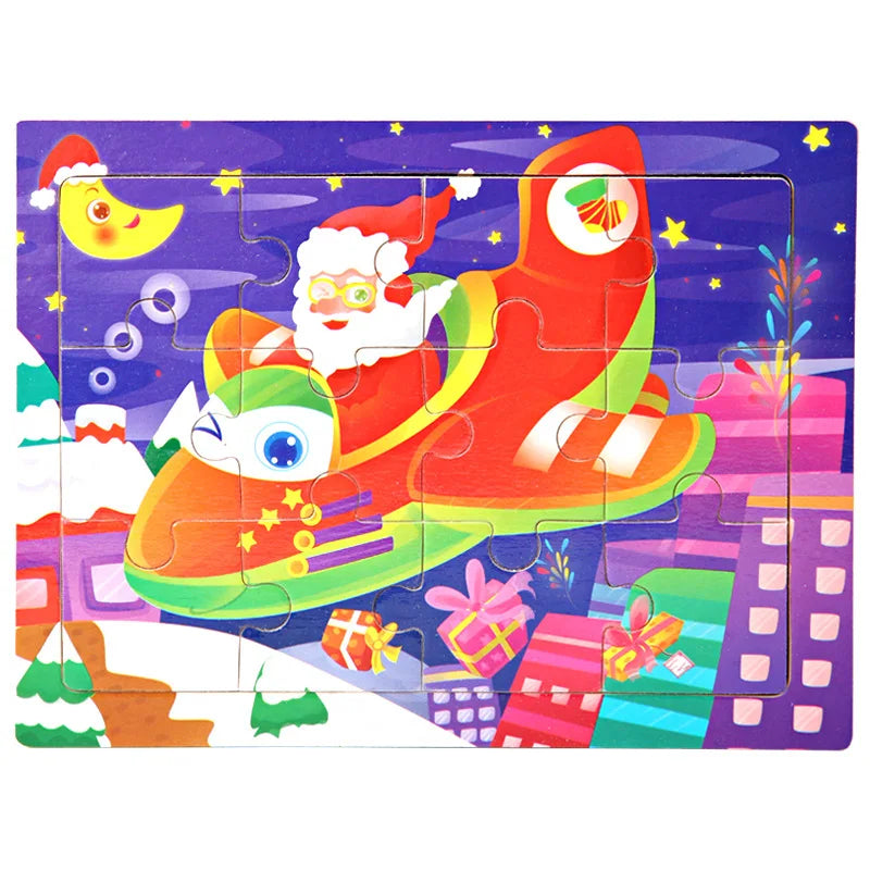Cartoon Wooden Jigsaw Puzzle - MASS FABRICATIONS