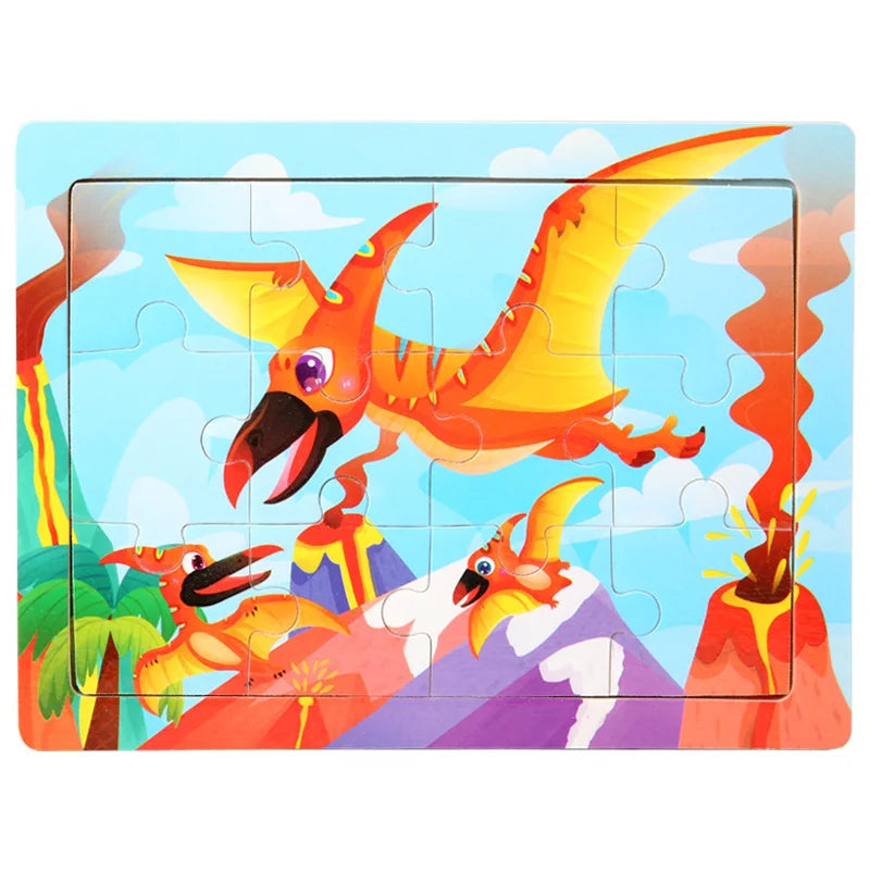 Cartoon Wooden Jigsaw Puzzle - MASS FABRICATIONS