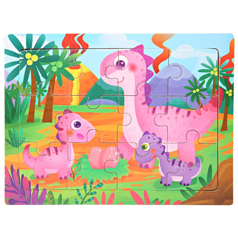 Cartoon Wooden Jigsaw Puzzle - MASS FABRICATIONS