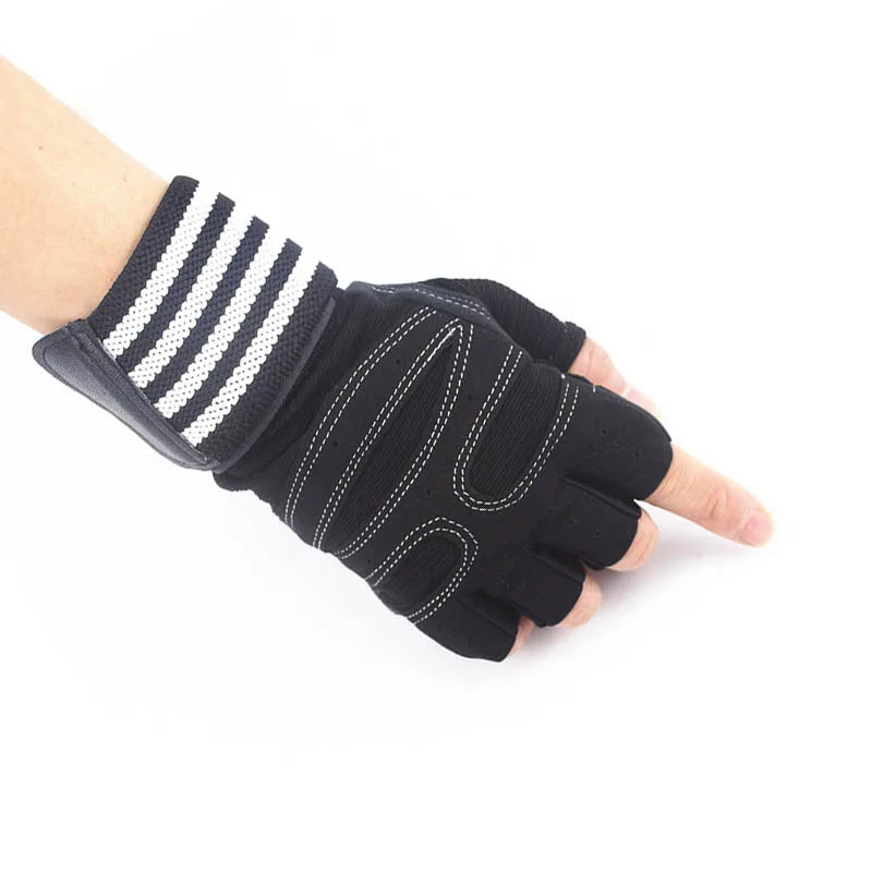 Weightlifting Gloves with Wrist Support - MASS FABRICATIONS