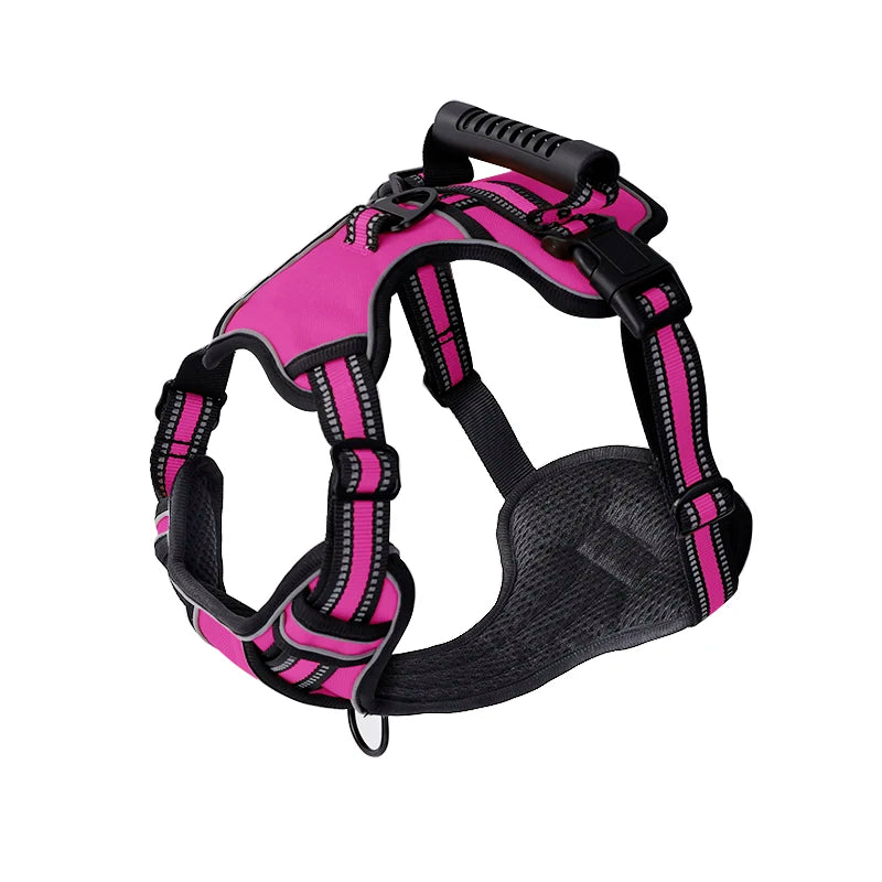 Reflective Dog Harness Vest with Handle - MASS FABRICATIONS