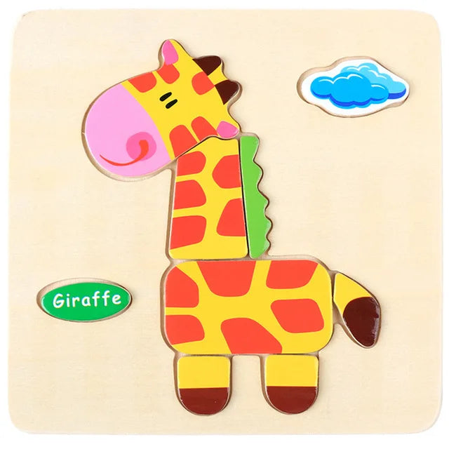 Cartoon 3D Wooden Jigsaw Puzzle - MASS FABRICATIONS