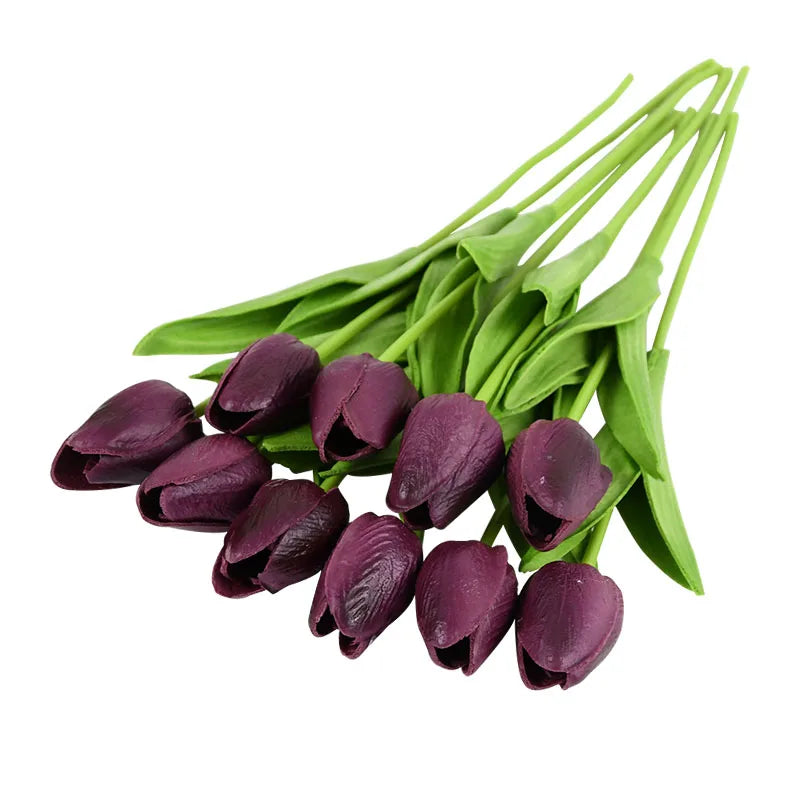 10PCS Tulip Artificial Flowers - MASS FABRICATIONS