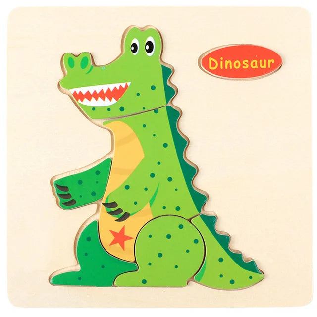 Cartoon 3D Wooden Jigsaw Puzzle - MASS FABRICATIONS