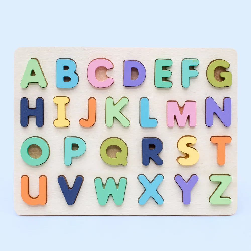 Numbers & Letters Board Puzzle - MASS FABRICATIONS