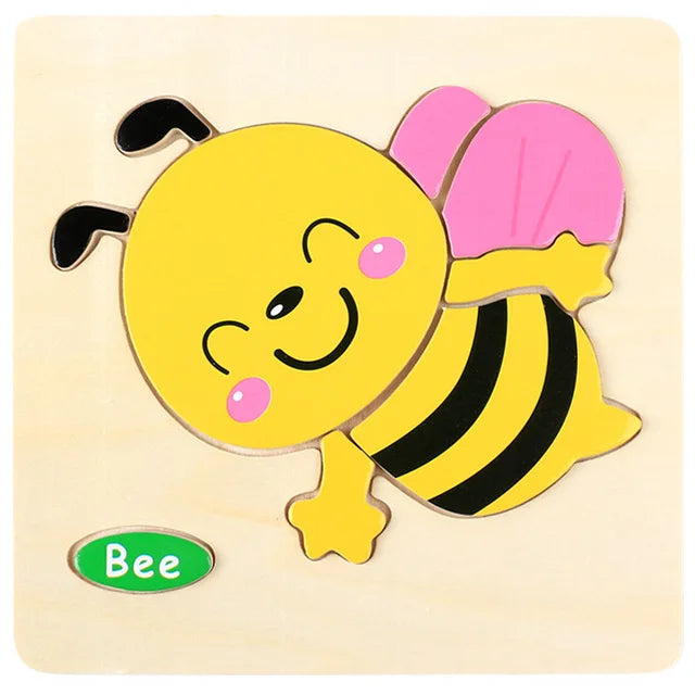 Cartoon 3D Wooden Jigsaw Puzzle - MASS FABRICATIONS