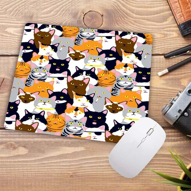 Cat Head Mousepad - MASS FABRICATIONS