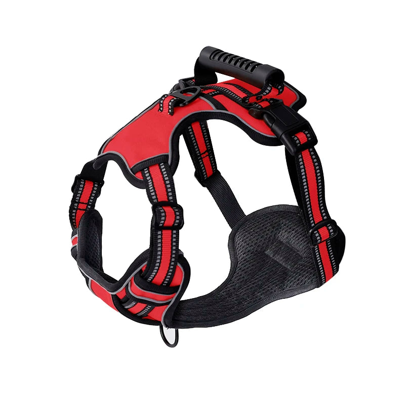 Reflective Dog Harness Vest with Handle - MASS FABRICATIONS
