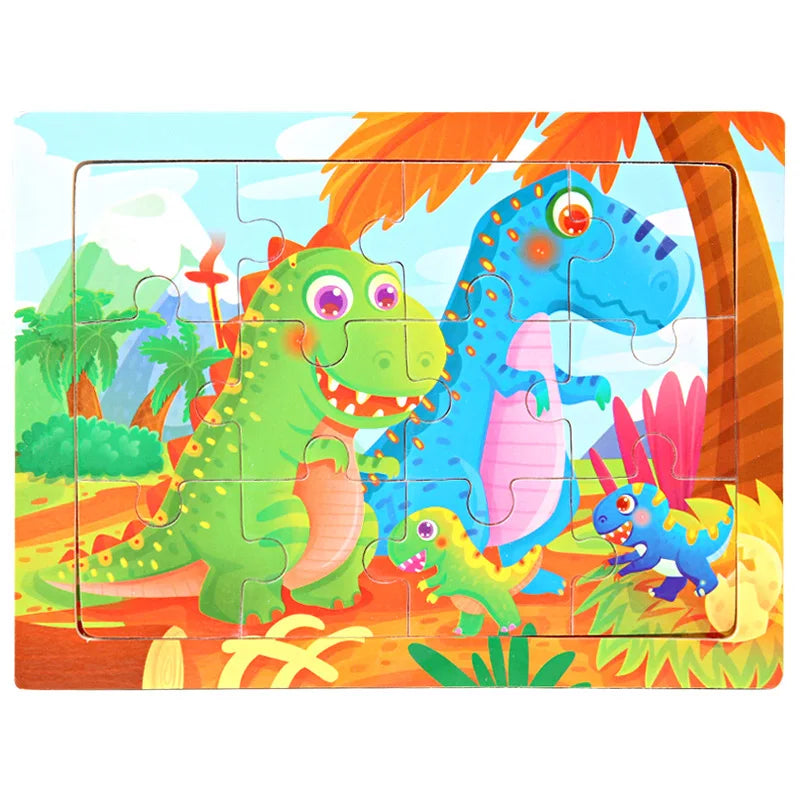 Cartoon Wooden Jigsaw Puzzle - MASS FABRICATIONS