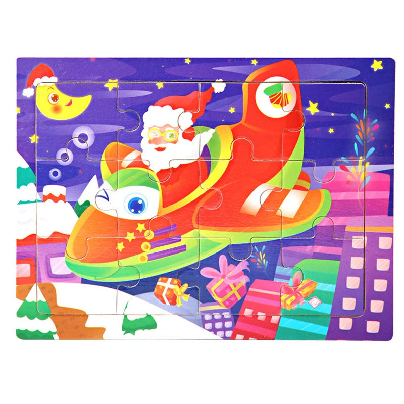 Cartoon Wooden Jigsaw Puzzle - MASS FABRICATIONS