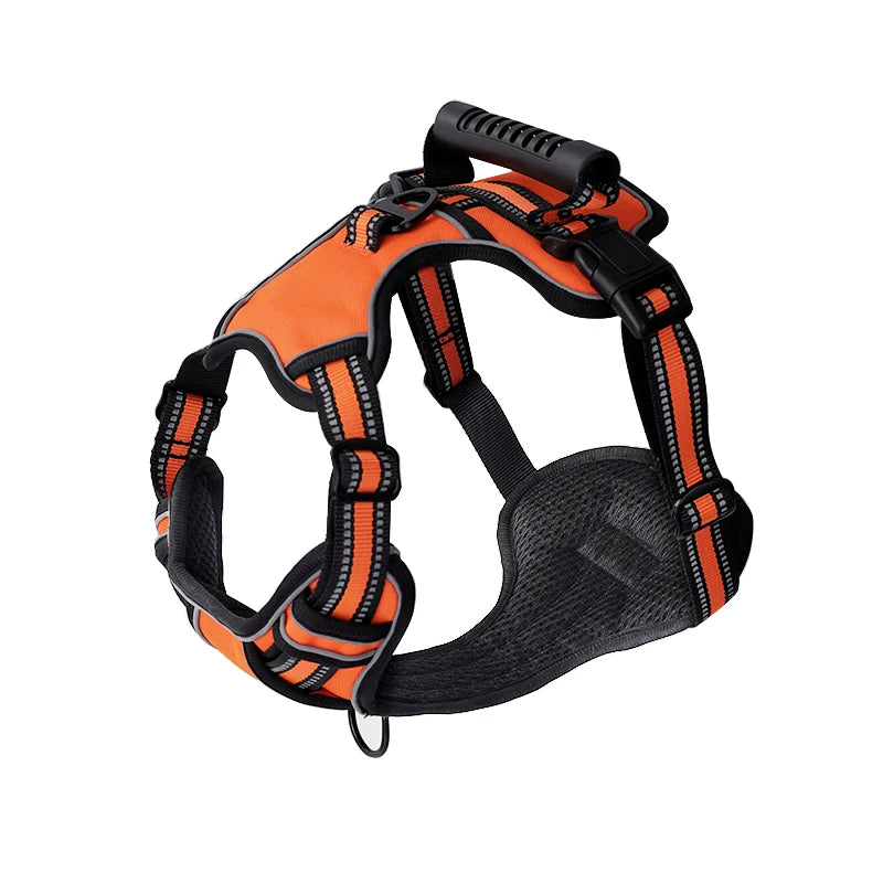 Reflective Dog Harness Vest with Handle - MASS FABRICATIONS