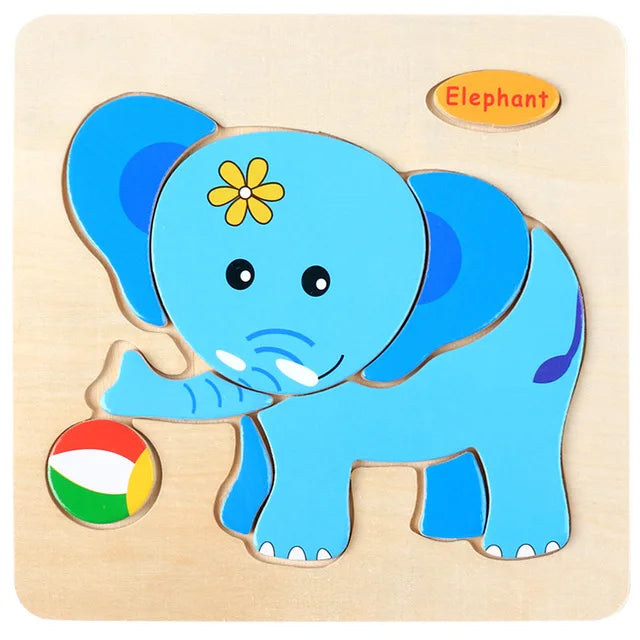 Cartoon 3D Wooden Jigsaw Puzzle - MASS FABRICATIONS