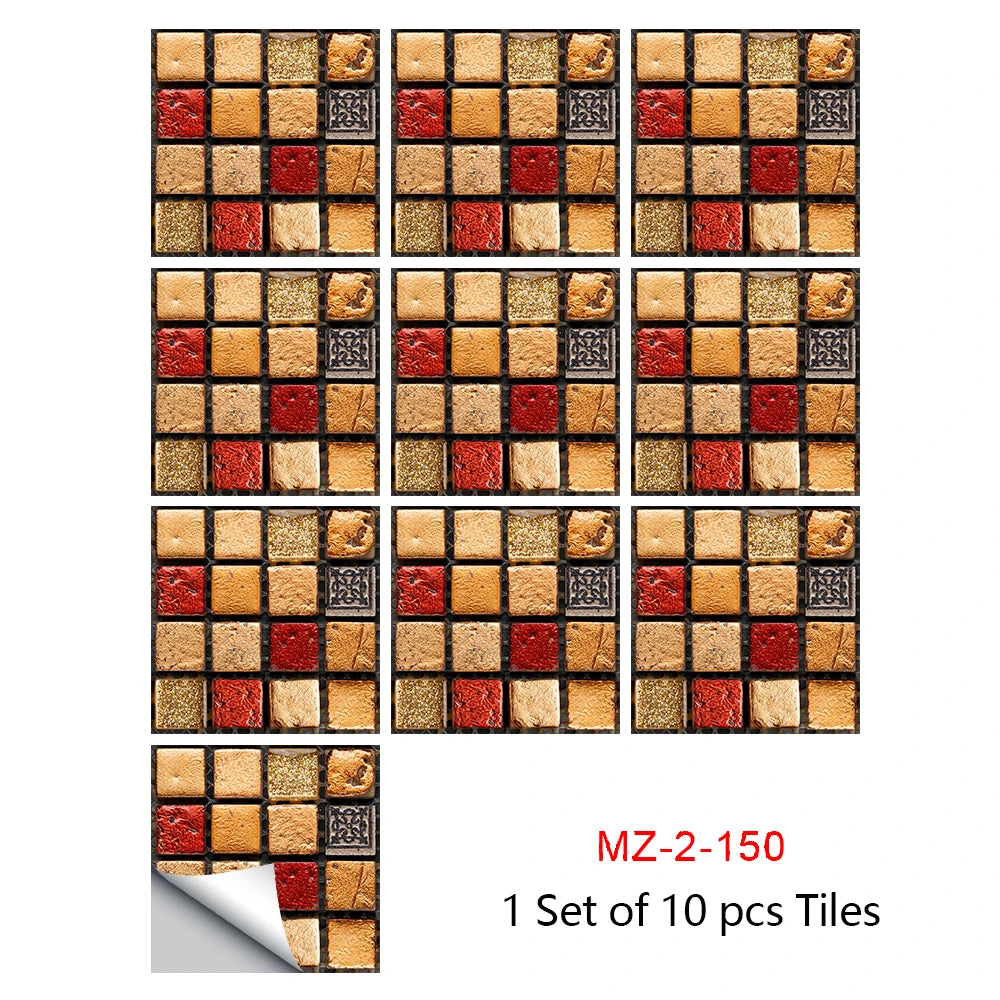Mandala Style Crystal Tiles Ceramics Wall Stickers - MASS FABRICATIONS