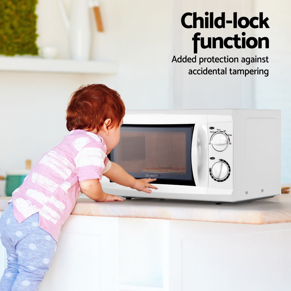 Devanti 20L Microwave Oven 700W White
