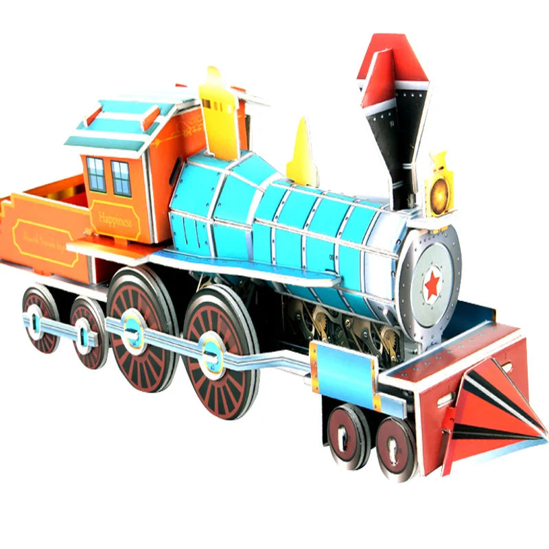 Kids DIY 3D House & Castle Building Puzzle - MASS FABRICATIONS