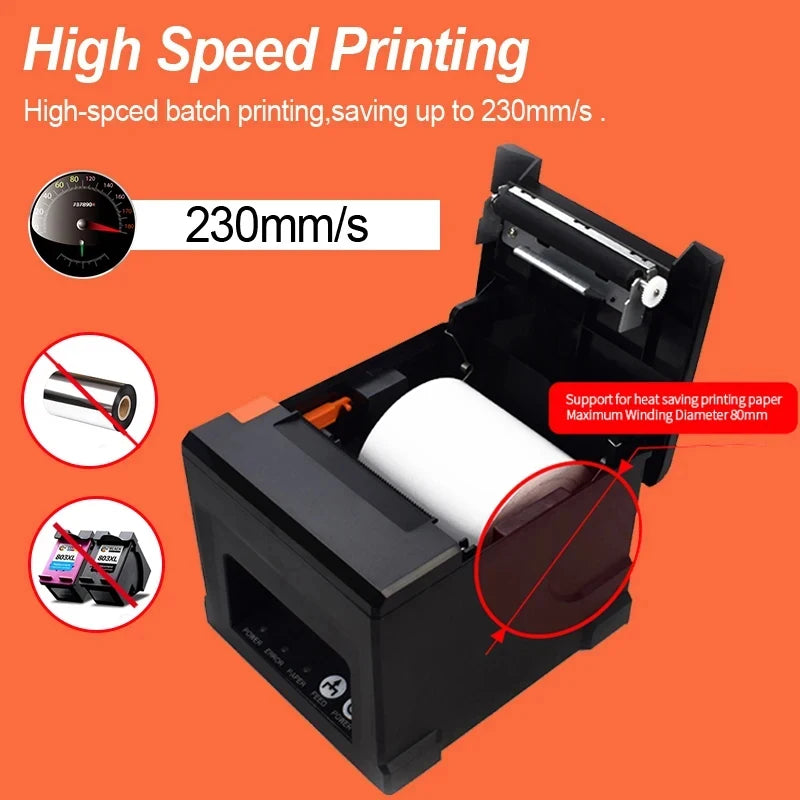 80mm Thermal Receipt Printer - MASS FABRICATIONS