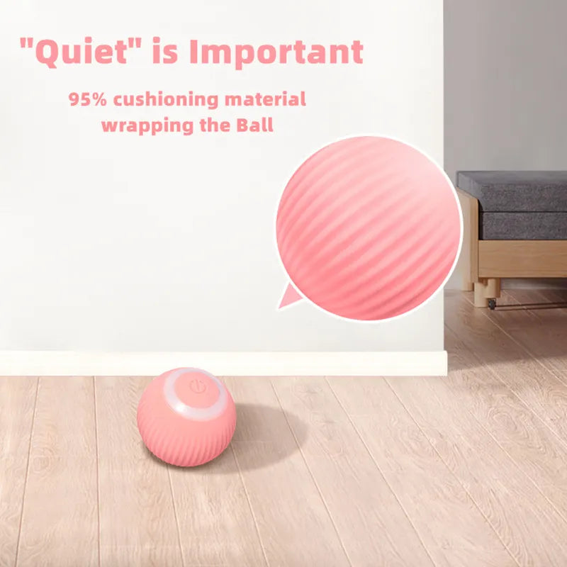 Automatic Rolling Smart Cat Toy - MASS FABRICATIONS