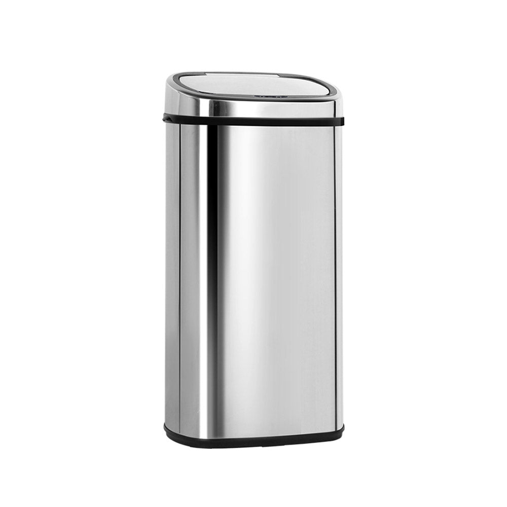 68L Automatic Motion Sensor Bin - Silver
