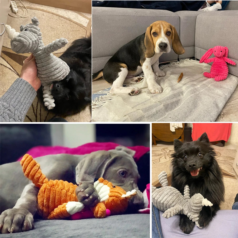 Animal Shape Plush Dog Toy - MASS FABRICATIONS