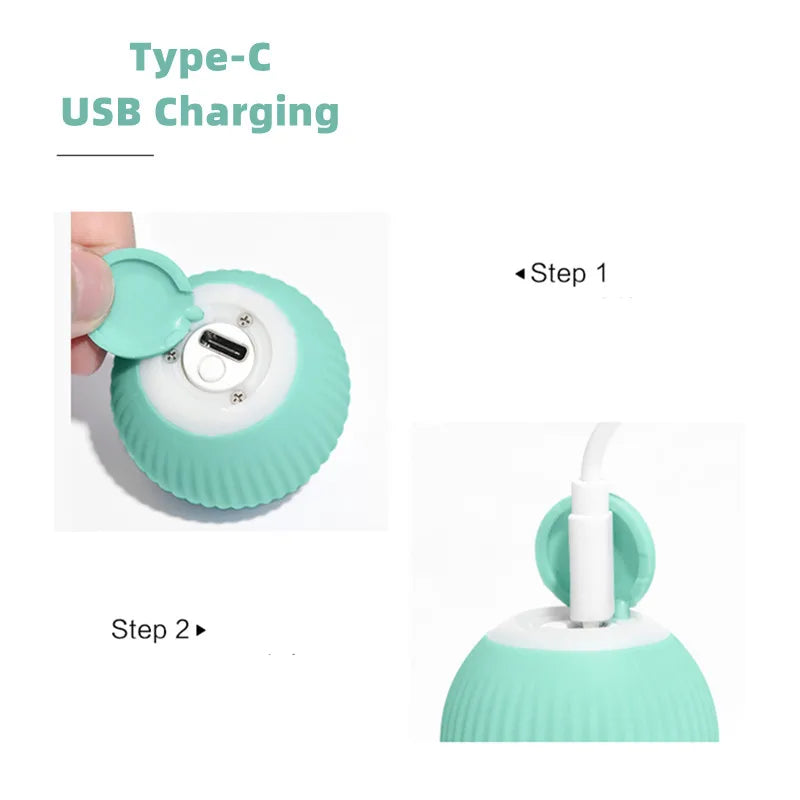 Automatic Rolling Smart Cat Toy - MASS FABRICATIONS
