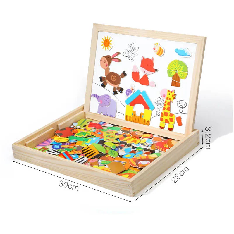 Children Animal Puzzle Magnetic Drawing Board - MASS FABRICATIONS
