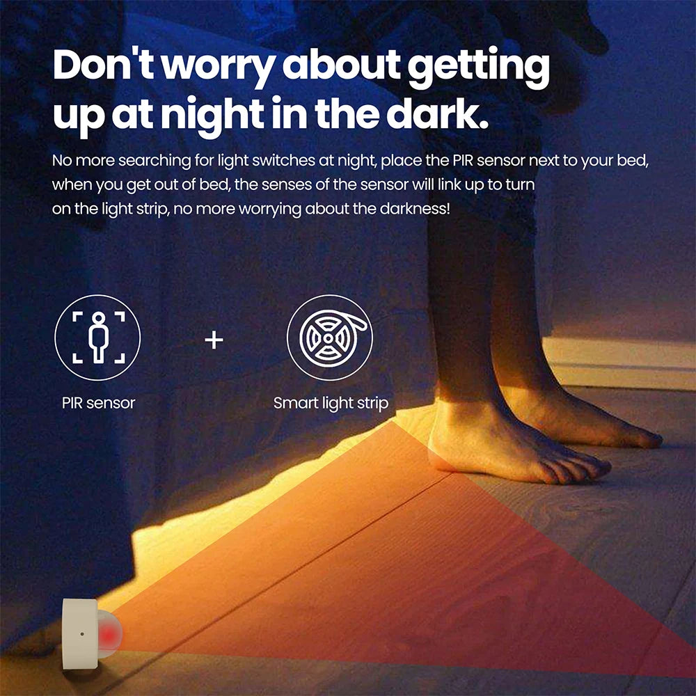 Tuya Zigbee PIR Motion Sensor Home Security Alarm - MASS FABRICATIONS