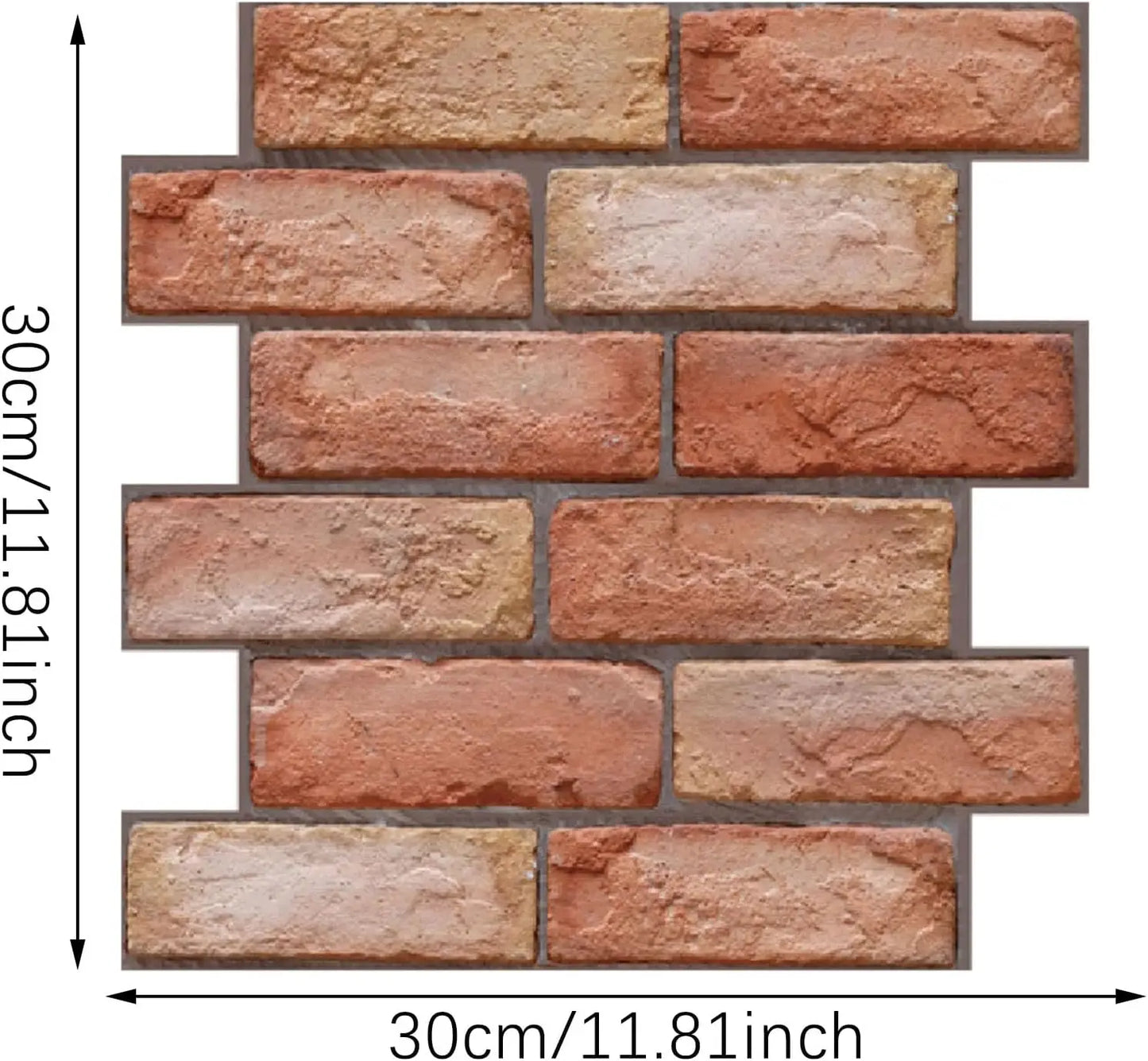Self Adhesive Waterproof 3D Brick Wall Panels - MASS FABRICATIONS