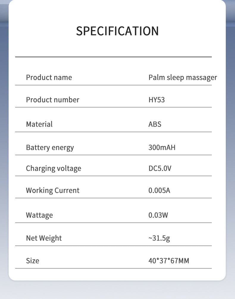 Handheld Microcurrent Sleep Aid Device – Black