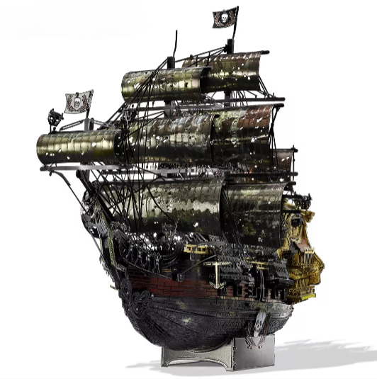 3D Jigsaw Pirate Ship Puzzle DIY Model Building MASS FABRICATIONS MASS FABRICATIONS