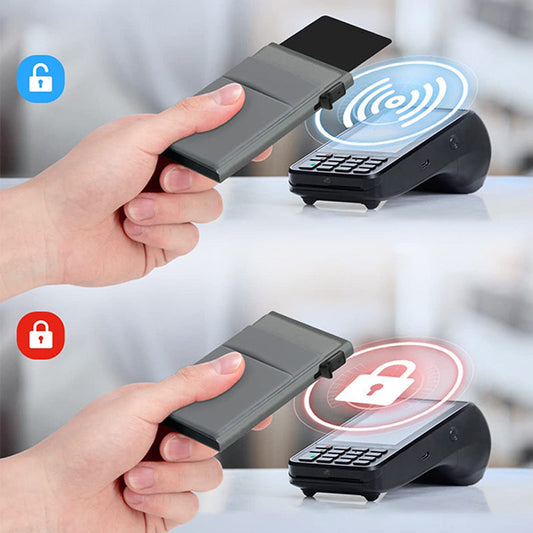 Ultra-Slim Pop-Up RFID Wallet: Smart, Secure, and Convenient