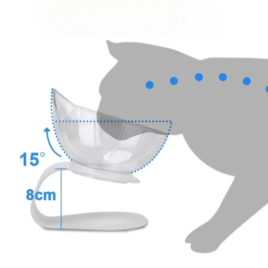 Non-Slip Double Cat Feeding Bowl - MASS FABRICATIONS 