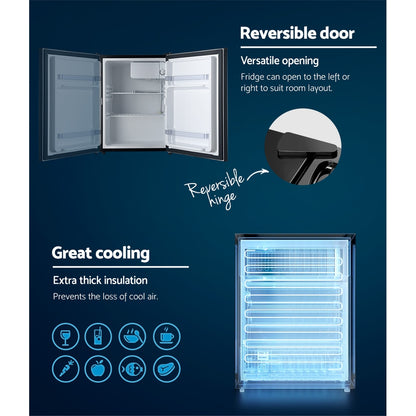 Devanti 70L Bar Fridge - Black