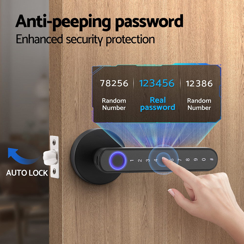 UL-tech Fingerprint Door Lock – Smart Electronic Handle