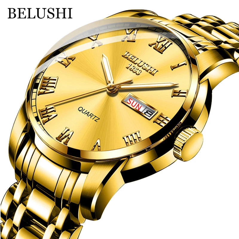 BELUSHI Men's Luxury Quartz Wrist Watch - MASS FABRICATIONS 