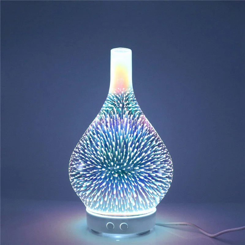 3D Firework Glass Vase Shape Air Humidifier - MASS FABRICATIONS 