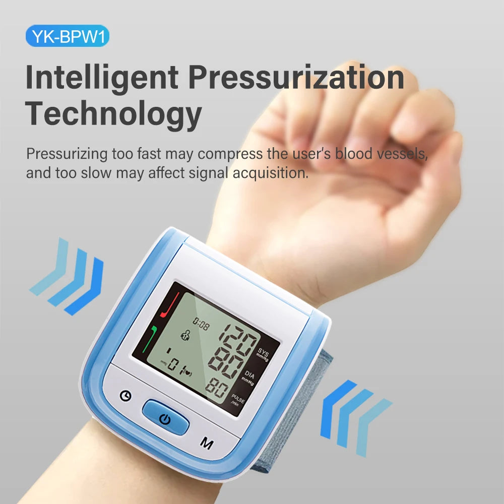 Automatic Wrist Digital Blood Pressure Monitor - MASS FABRICATIONS 