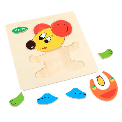 Cartoon 3D Wooden Jigsaw Puzzle - MASS FABRICATIONS 