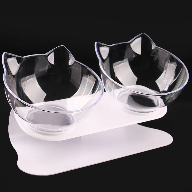 Non-Slip Double Cat Feeding Bowl - MASS FABRICATIONS 