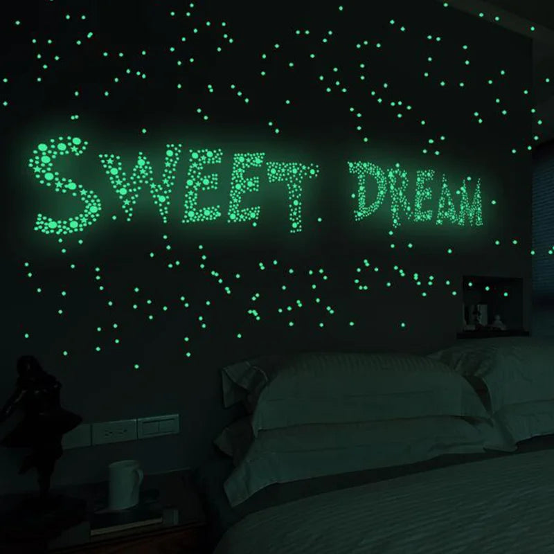 Luminous 3D Stars Wall Stickers for Kids Room - MASS FABRICATIONS 