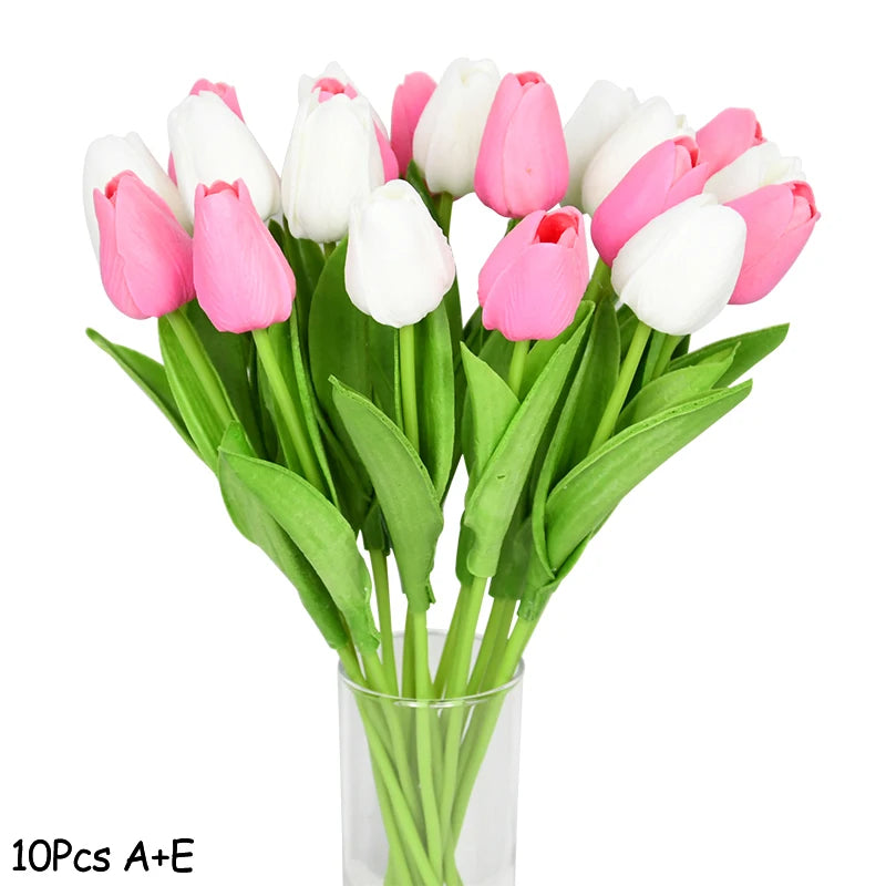 10PCS Tulip Artificial Flowers - MASS FABRICATIONS 