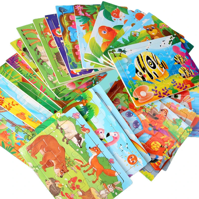 Cartoon Wooden Jigsaw Puzzle - MASS FABRICATIONS 