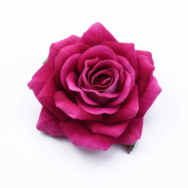 2PCS 10CM Artificial Rose Heads - Home Decoration - MASS FABRICATIONS 