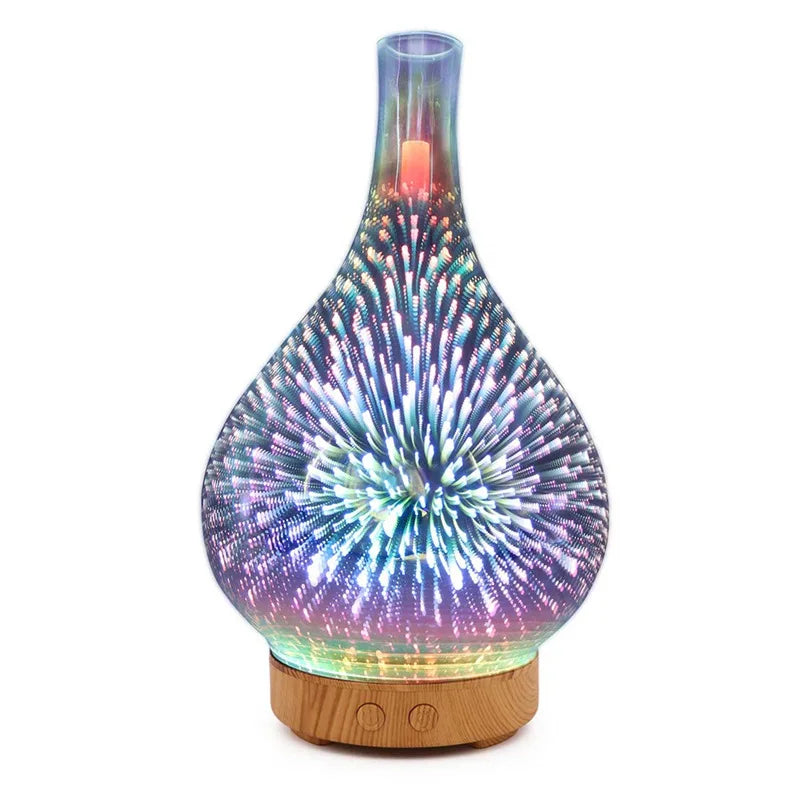 3D Firework Glass Vase Shape Air Humidifier - MASS FABRICATIONS 