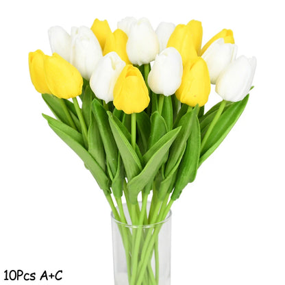 10PCS Tulip Artificial Flowers - MASS FABRICATIONS 